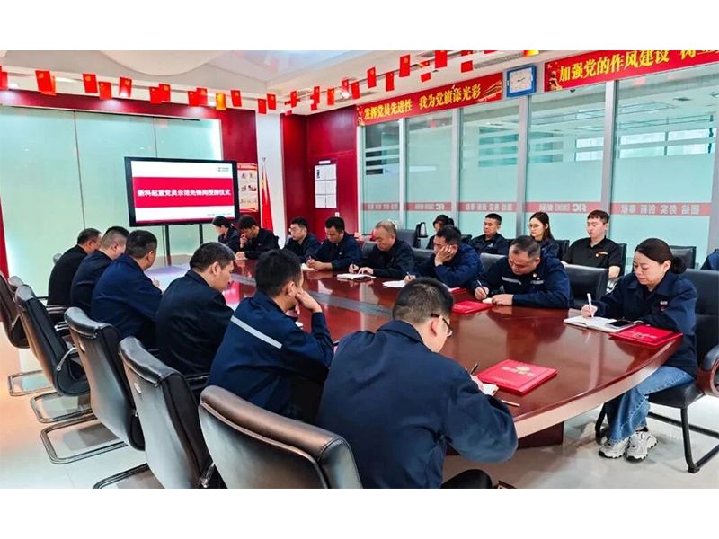 党建领 航促发展｜新科起重举行党员示范先锋岗授牌仪式